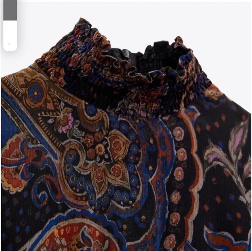 ZARa Bohem Yüksek Yaka Kemerli Mini Elbise - Görsel 3