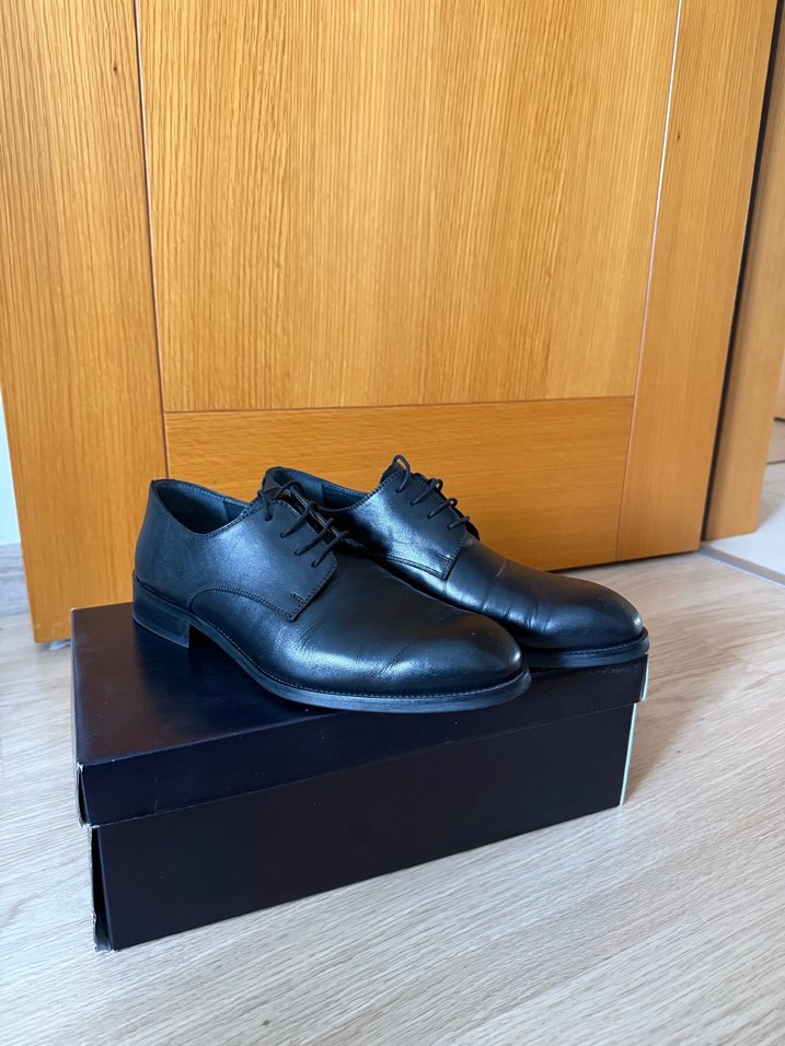 Siyah W Collection Deri Erkek Ayakkabı - Görsel 2