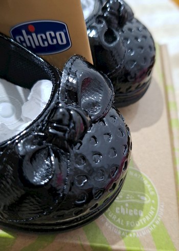 chicco Kız Çocuk Siyah Desenli Babet Ayakkabı - Görsel 3