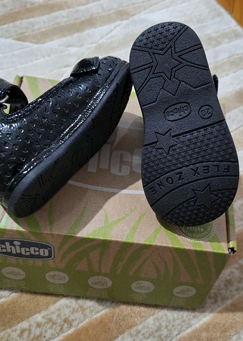 chicco Kız Çocuk Siyah Desenli Babet Ayakkabı - Görsel 5