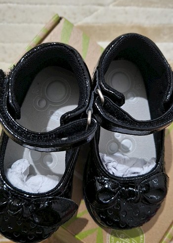 chicco Kız Çocuk Siyah Desenli Babet Ayakkabı - Görsel 6