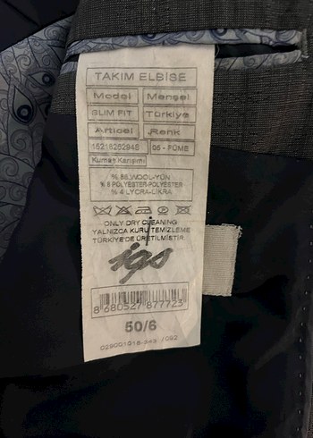 Gri Erkek Kumaş Ceket Notch Yaka - Görsel 5