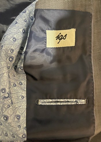 Gri Erkek Kumaş Ceket Notch Yaka - Görsel 4