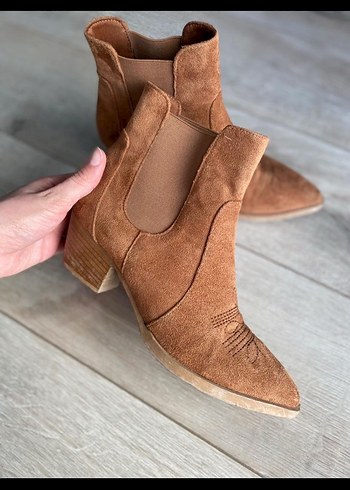Kadın Süet Taba Bot - Görsel 3