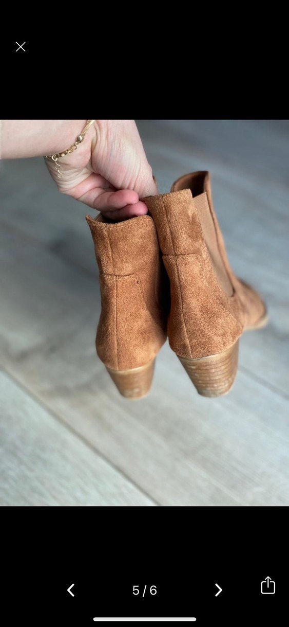 Kadın Süet Taba Bot - Görsel 4