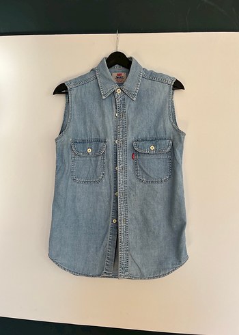 Levis Kadin Levis Vintage Denim Dugmeli Yelek
