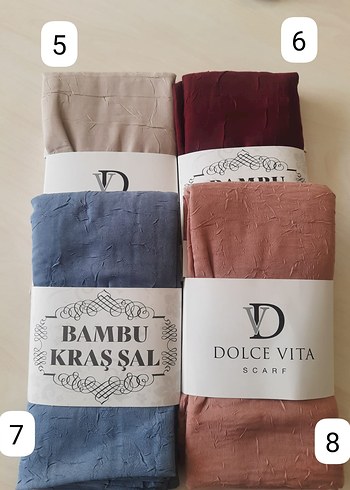 Bambu Kraş Şal - Görsel 2