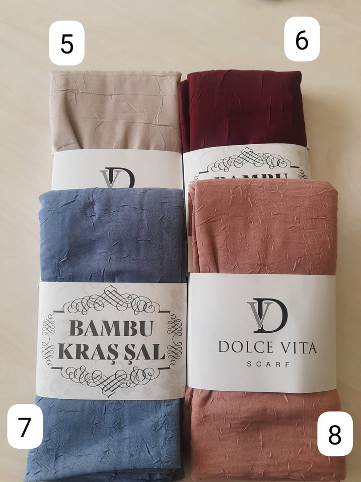 Bambu Kraş Şal - Görsel 2