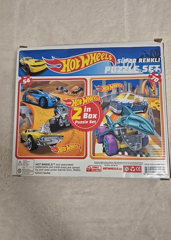 Hot Wheels 2'si 1 Arada Puzzle Seti - Görsel 2