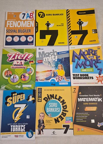 7. Sınıf Soru Bankası ve Test Kitapları Seti - Görsel 2