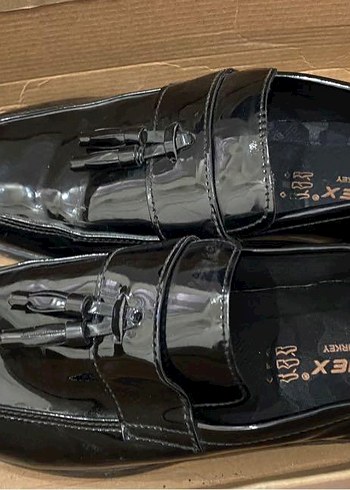 Parlak Siyah Erkek Çocuk Loafer Ayakkabı - Görsel 3