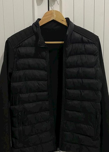 Siyah Fermuarlı Erkek Streetwear Mont - Görsel 4