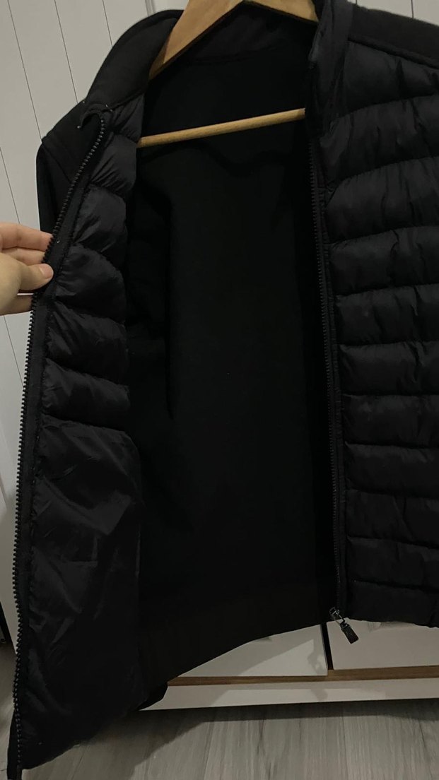 Siyah Fermuarlı Erkek Streetwear Mont - Görsel 3