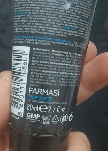 Dr. C. Tuna Aktif Karbonlu Siyah Maske - Görsel 4