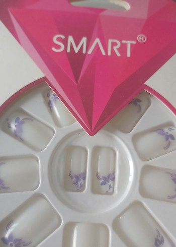 Renkli Pembe Çiçekli Tırnak Süsleri - Görsel 5