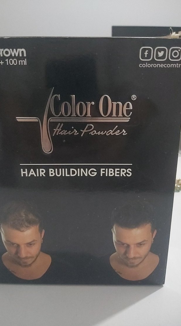 Color One Saç Tozu ve Fiber Seti 25gr+100ml - Görsel 3