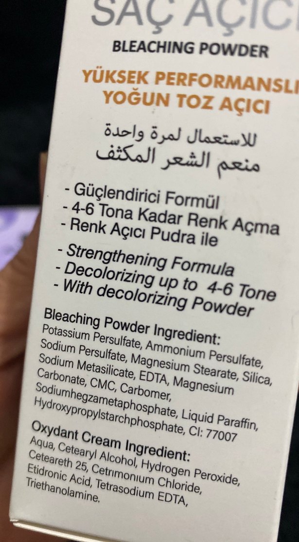 WELLOVE Profesyonel Yoğun Toz Açıcı Saç Boyası - Görsel 3