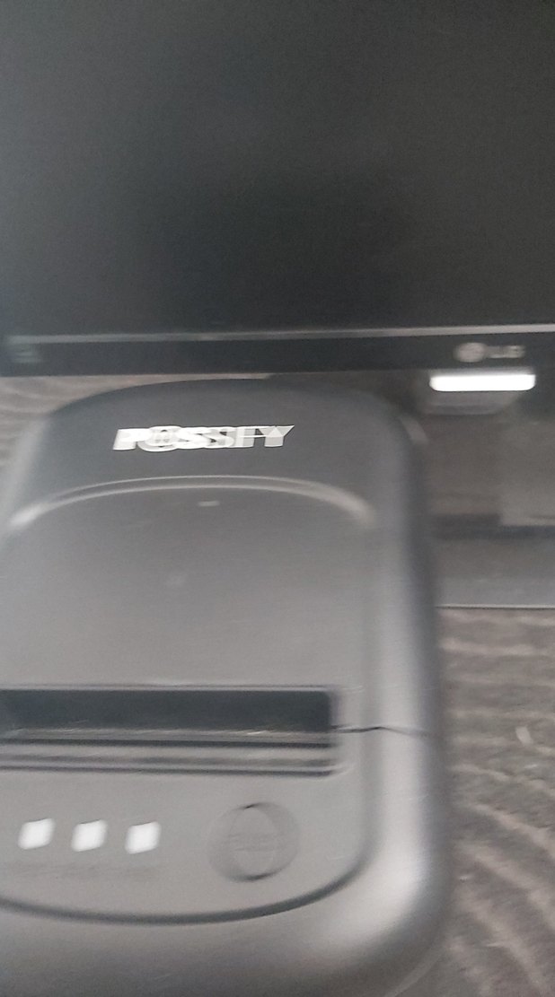 siyah LG Monitör ve POSSIFY Yazıcı - Görsel 2