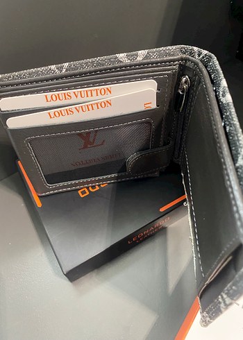 Louis Vuitton Gri Desenli Cüzdan - Görsel 2