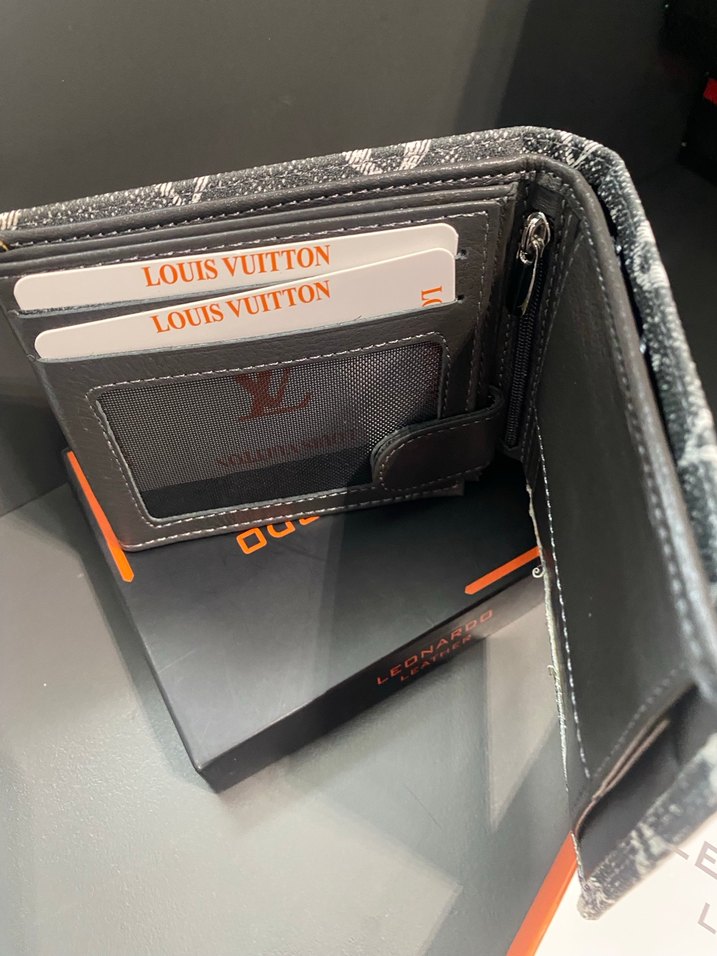 Louis Vuitton Gri Desenli Cüzdan - Görsel 2