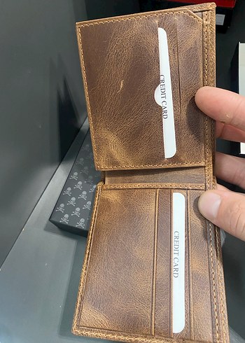 Kahverengi Vintage Erkek Cüzdanı - Görsel 2