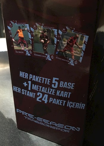 Trabzonspor Pre-Season 2025/26 Sıfır Tam Kutu + Sürpriz Kartlar - Görsel 3