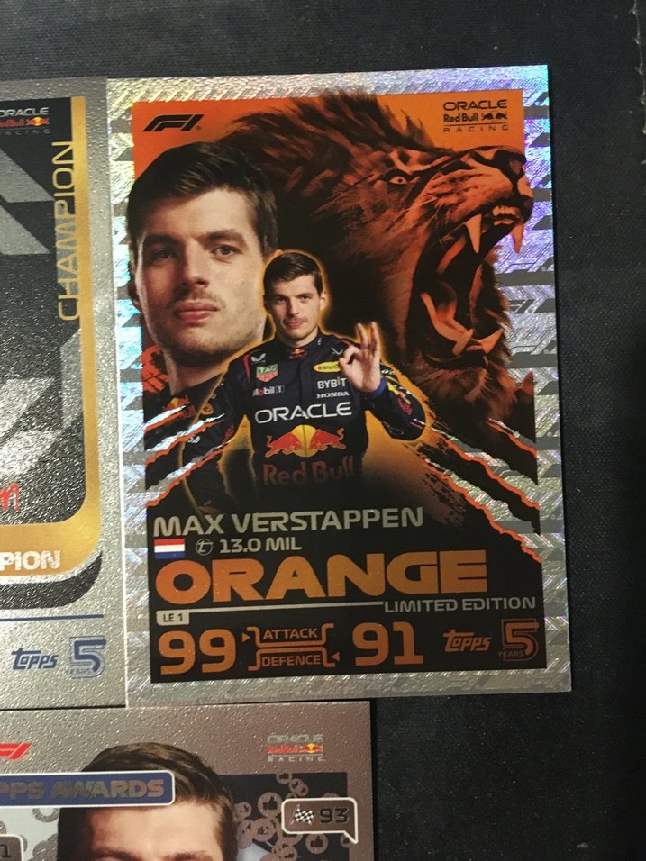 Max Verstappen Turbo Attax 2024 - Görsel 2