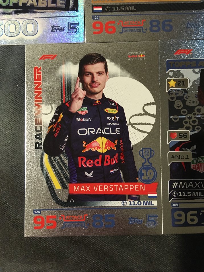 Max Verstappen Turbo Attax 2024 - Görsel 4