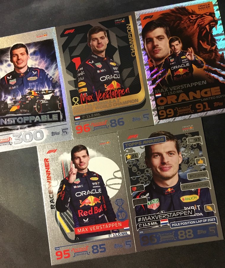 Max Verstappen Turbo Attax 2024 - Görsel 5