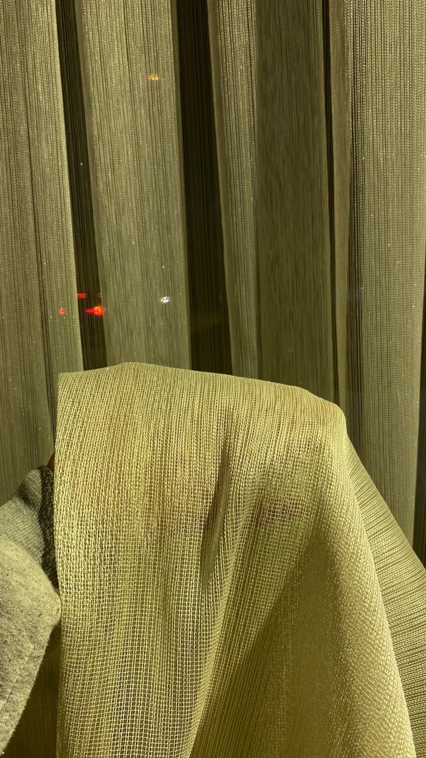 Altın Renkli Parlak Modern Tül - Görsel 3