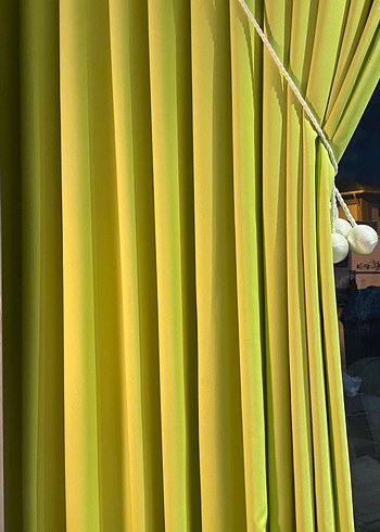 Sarı Modern Perde - Görsel 2