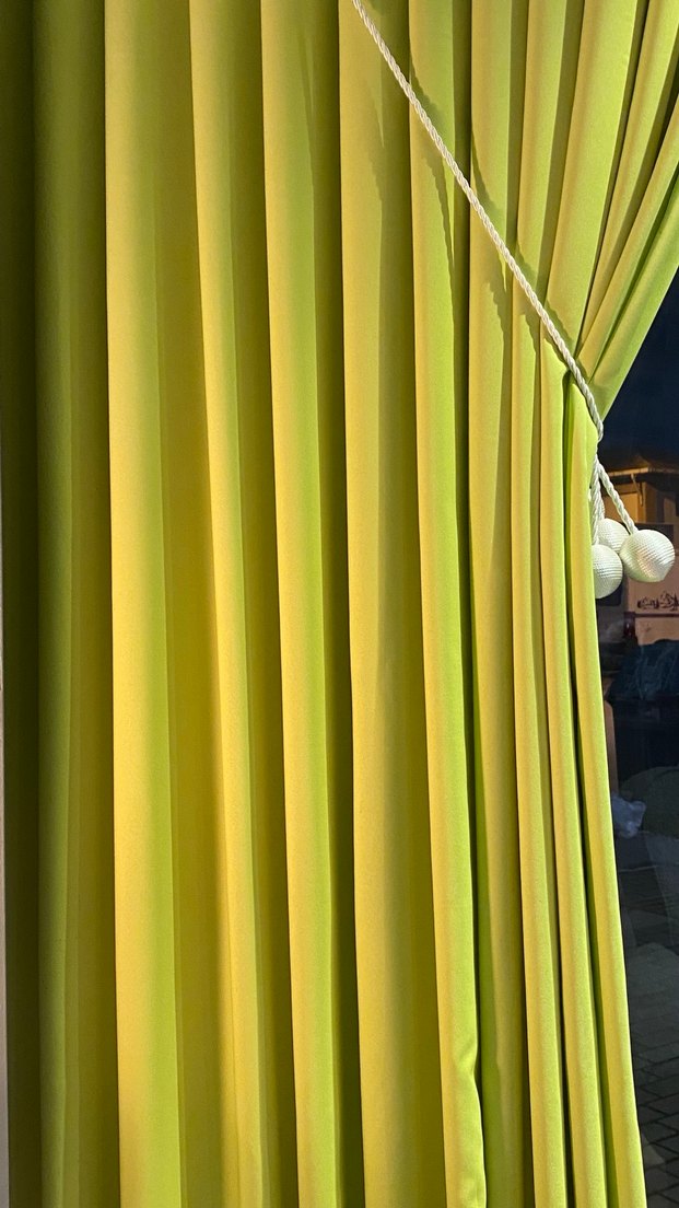 Sarı Modern Perde - Görsel 2