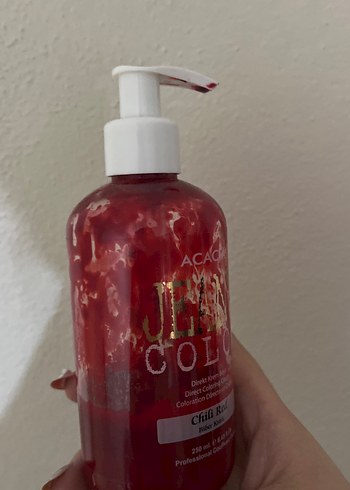 Acacia Jeans Color Saç Boyası - Chili Red - Görsel 2