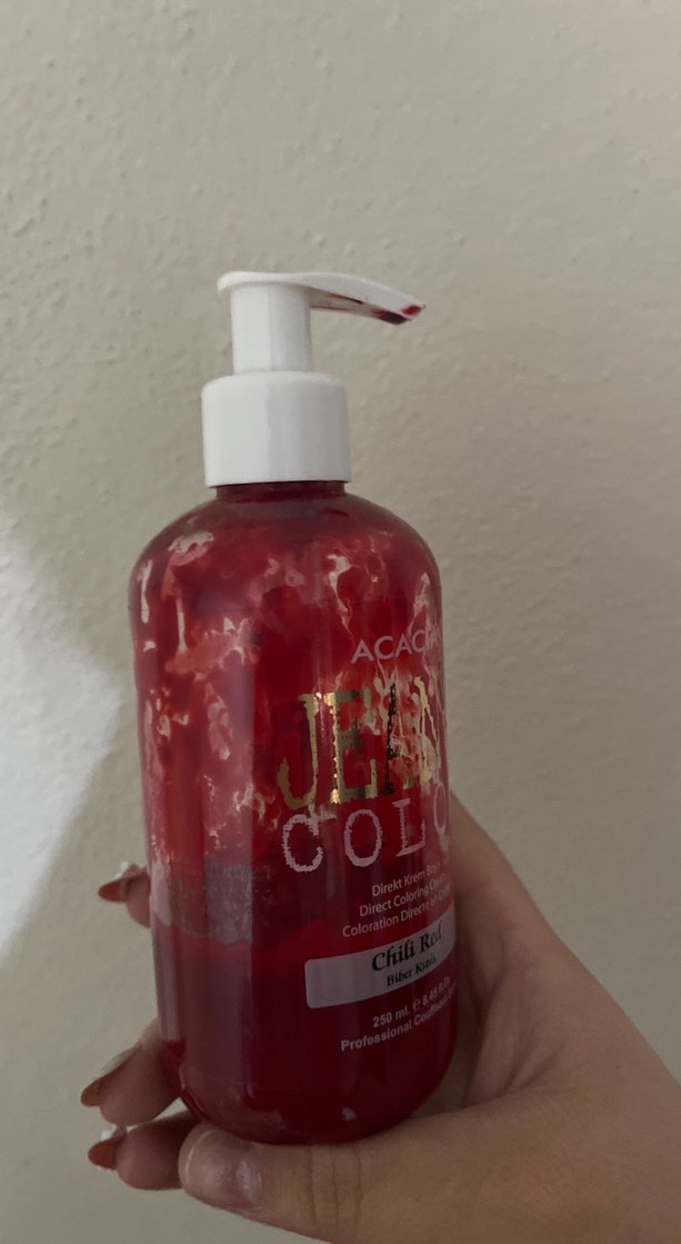 Acacia Jeans Color Saç Boyası - Chili Red - Görsel 2