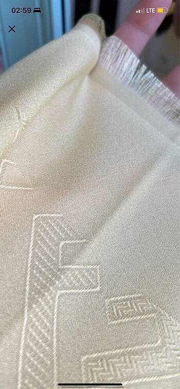 Fendi sarı fendi şal