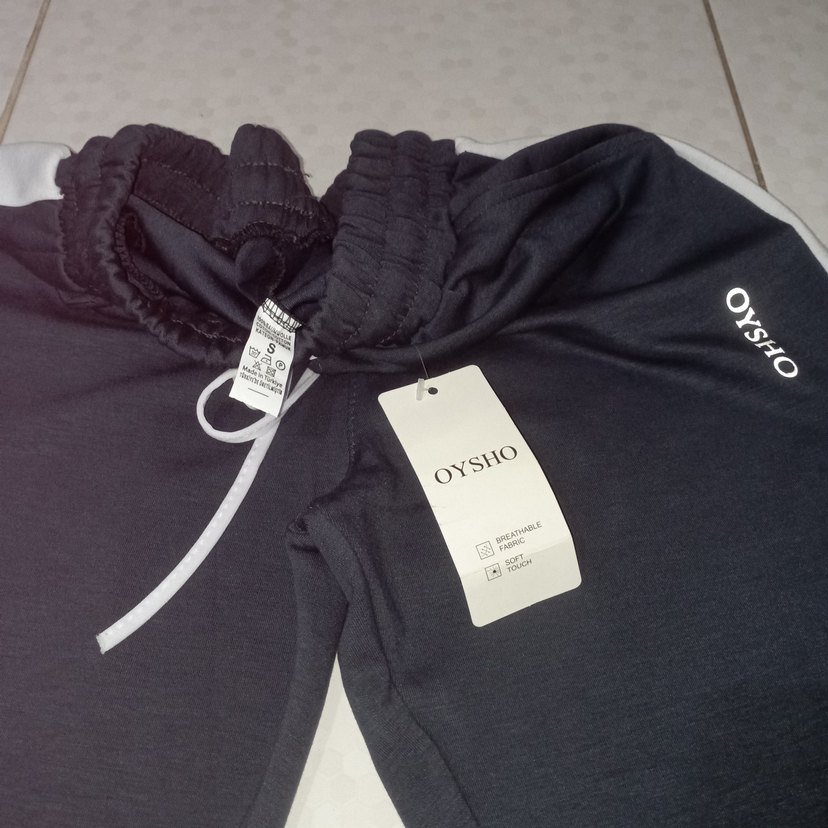 Gri ve Siyah Erkek Spor Eşofman Altı - Görsel 5