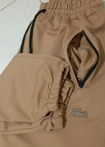 Bej Erkek Rahat Kesim Eşofman Altı - Görsel 3