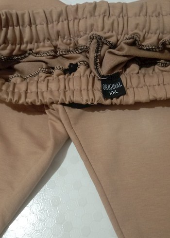 Bej Erkek Rahat Kesim Eşofman Altı - Görsel 6