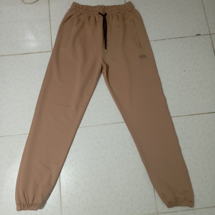 Bej Erkek Rahat Kesim Eşofman Altı - Görsel 2