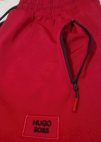 Kırmızı Fermuarlı Erkek Eşofman Altı - Görsel 4