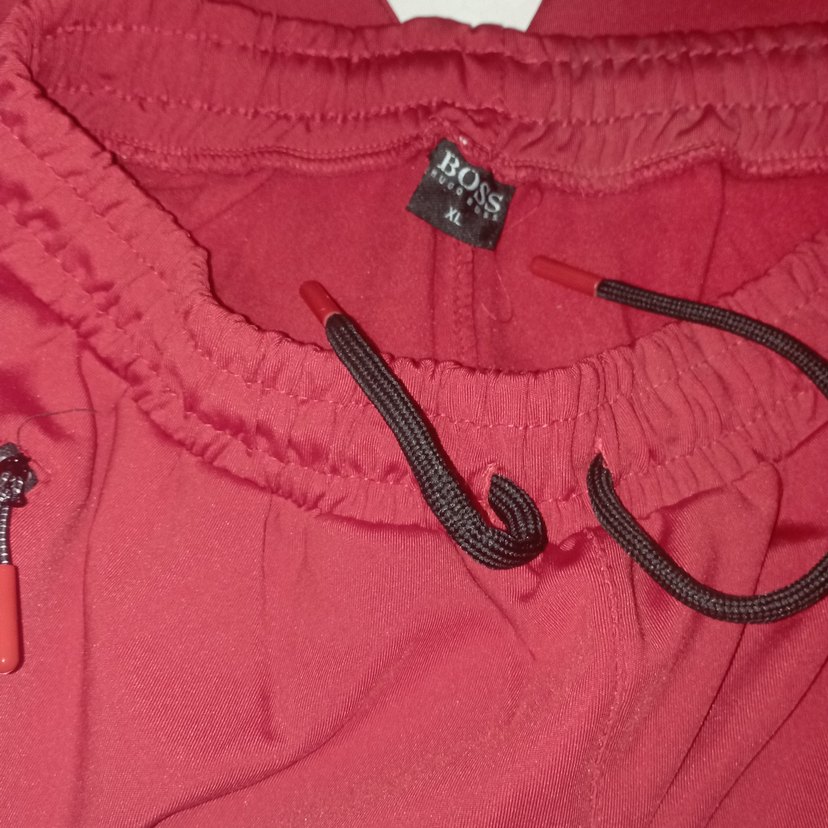 Kırmızı Fermuarlı Erkek Eşofman Altı - Görsel 5