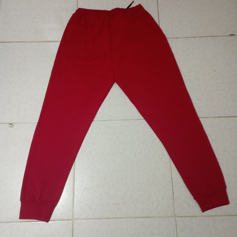 Kırmızı Fermuarlı Erkek Eşofman Altı - Görsel 3