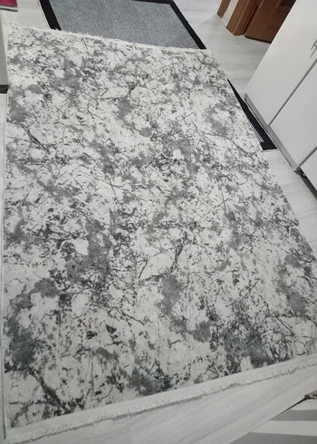 Gri Baskılı Modern Halı - Görsel 5