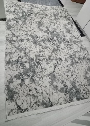 Gri Baskılı Modern Halı - Görsel 7