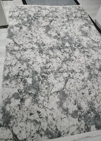 Gri Baskılı Modern Halı - Görsel 8