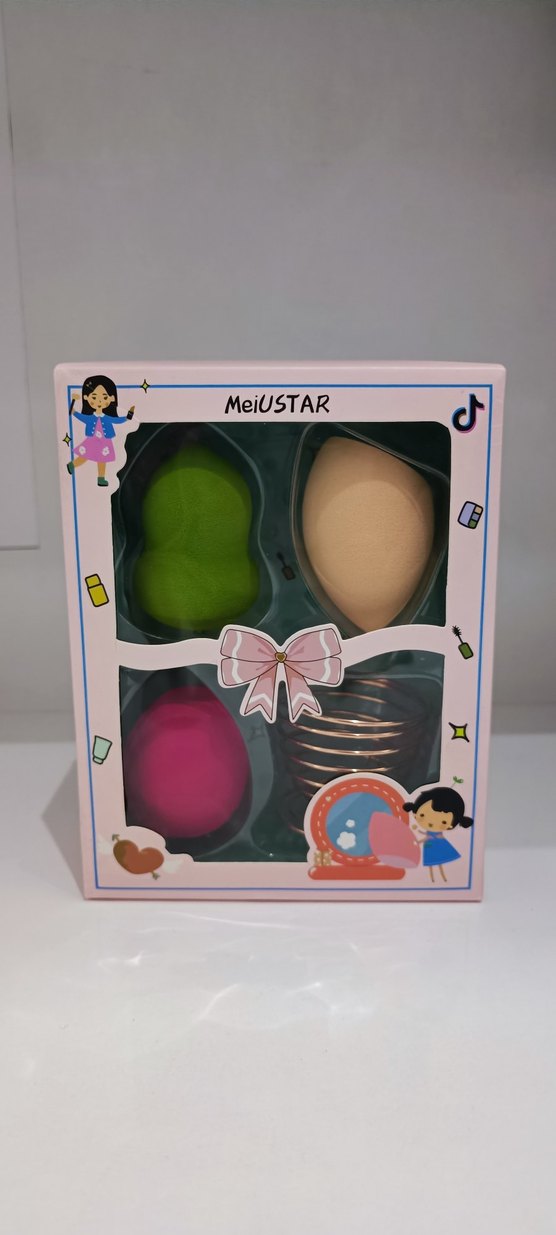 Çok Renkli Pastel Makyaj Süngeri Seti - Görsel 2