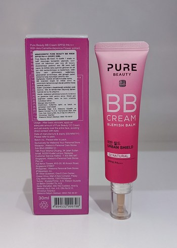 Pure Beauty Urban Shield BB Krem 02 Natural - Görsel 2