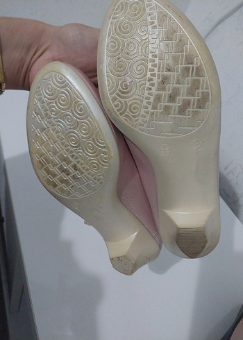 Kız Çocuk Pembe Tokalı Babet Ayakkabı - Görsel 6