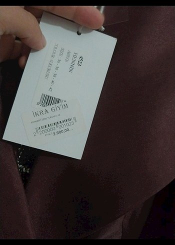 Kahverengi Uzun Kollu Vintage Nişan Elbisesi - Görsel 5