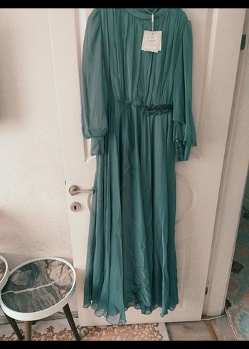 Pembe Drapeli Etnik Desenli Kız Çocuk Elbisesi - Görsel 2